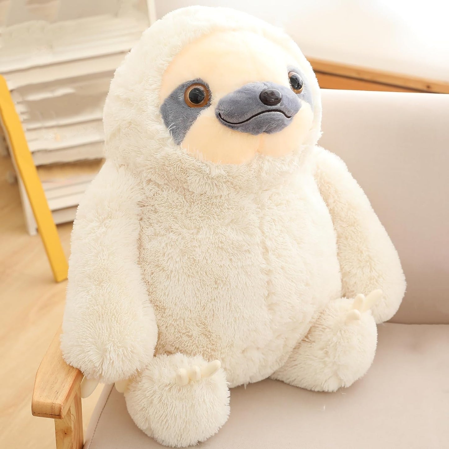 Big Teddy Plush Toy - Ivory, 27.5 Inches