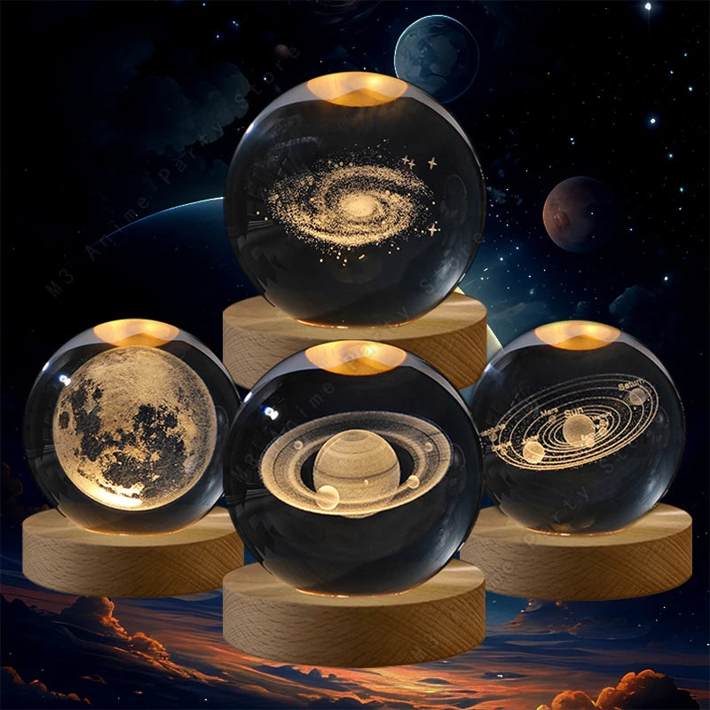 SaturnGlow™ Crystal Galaxy Lamp - 5cm