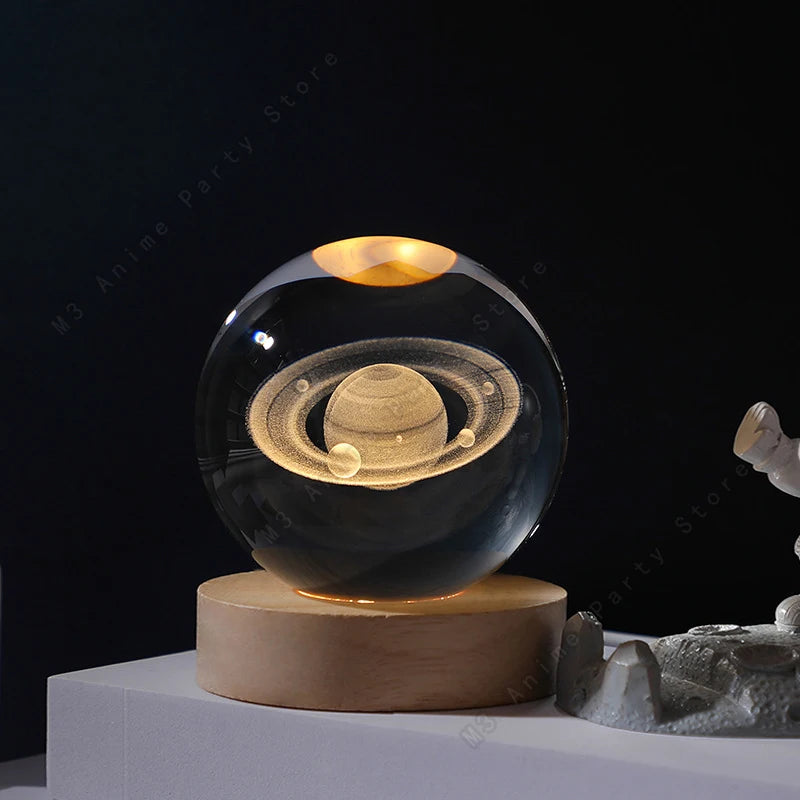 SaturnGlow™ Crystal Galaxy Lamp - 5cm