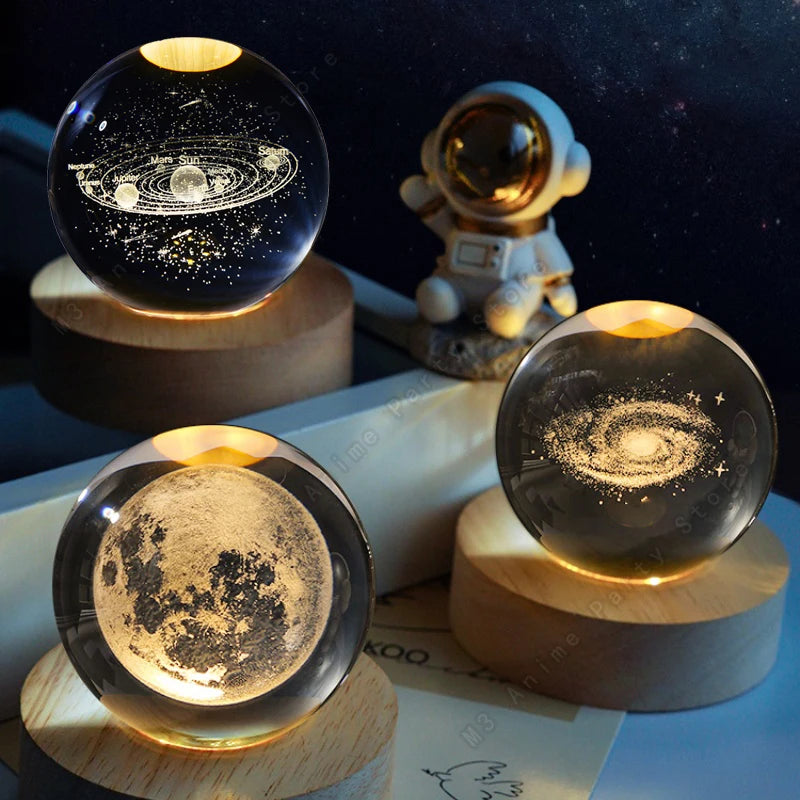 SaturnGlow™ Crystal Galaxy Lamp - 5cm