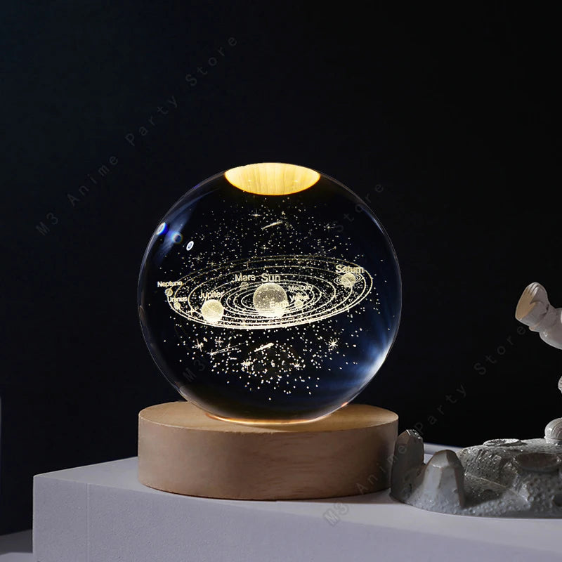 SaturnGlow™ Crystal Galaxy Lamp - 5cm