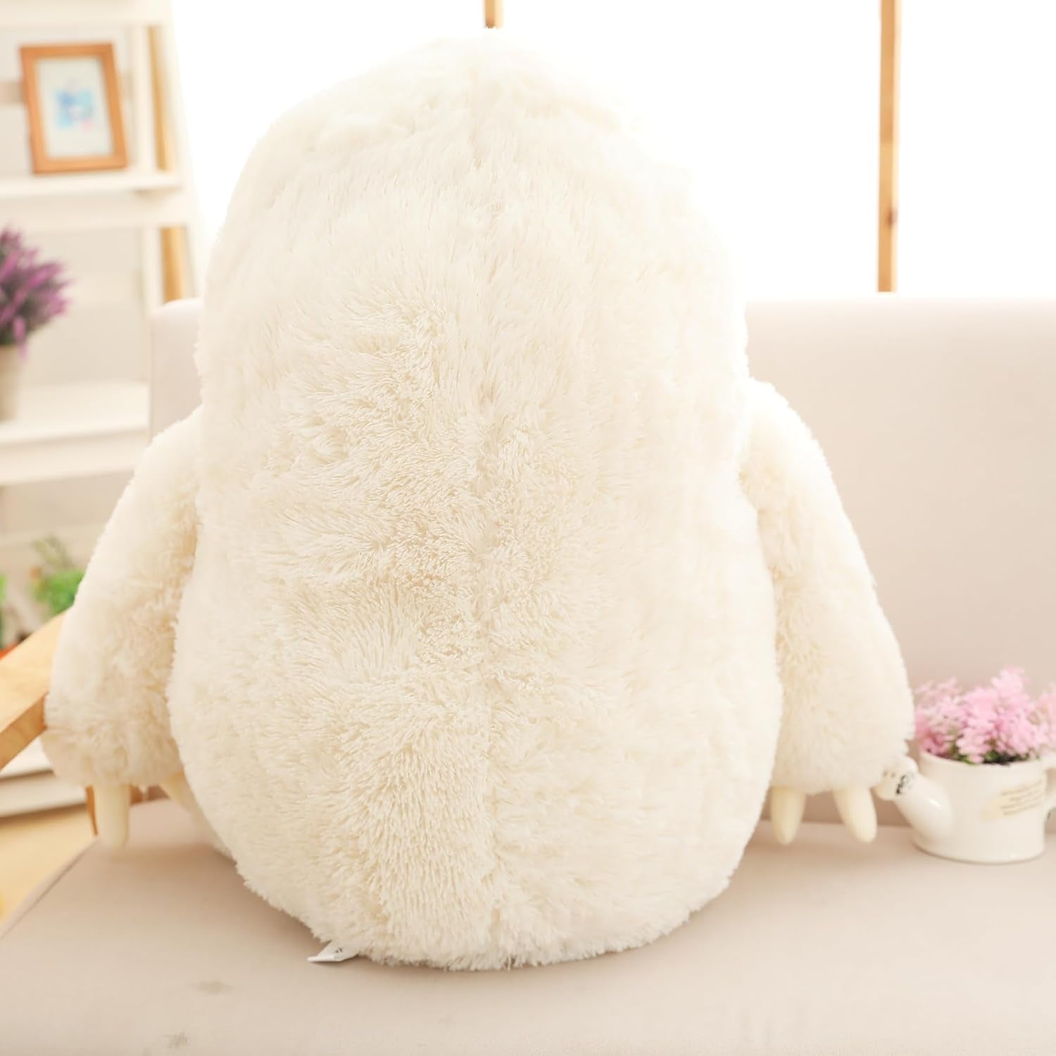 Big Teddy Plush Toy - Ivory, 27.5 Inches
