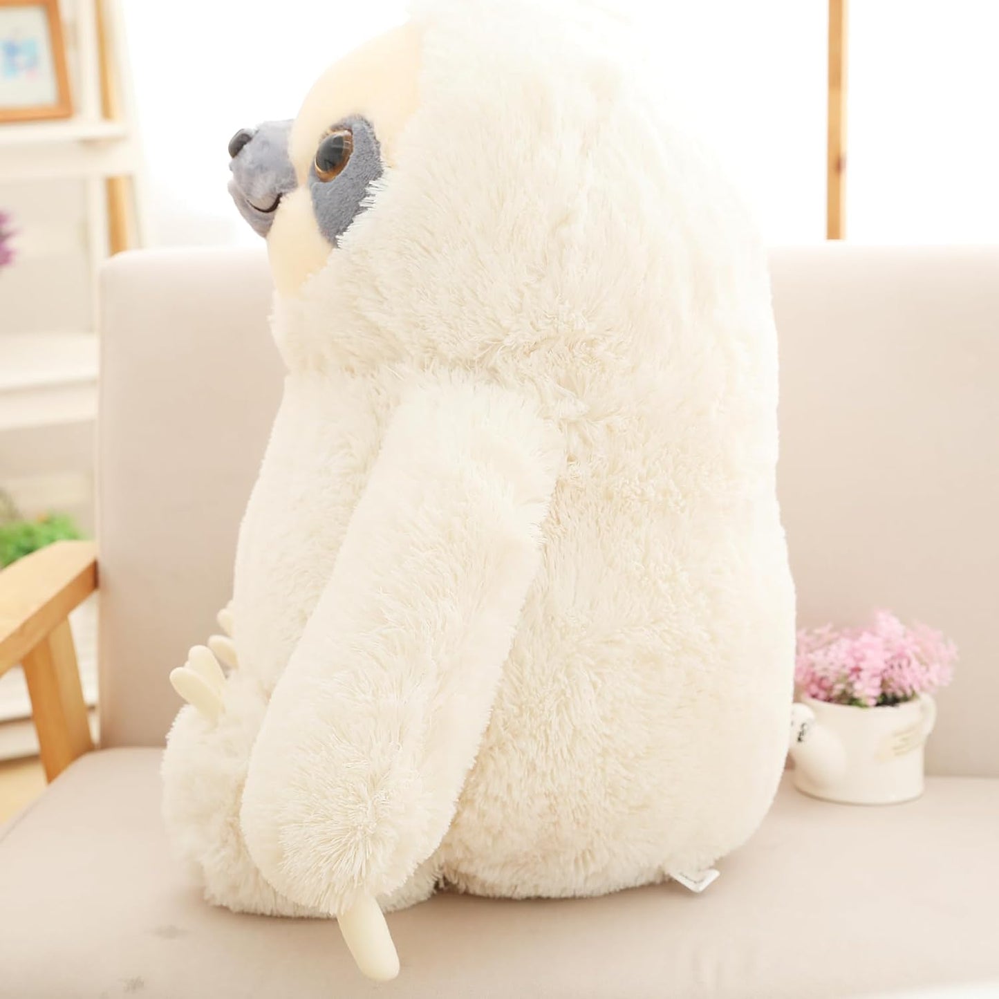 Big Teddy Plush Toy - Ivory, 27.5 Inches