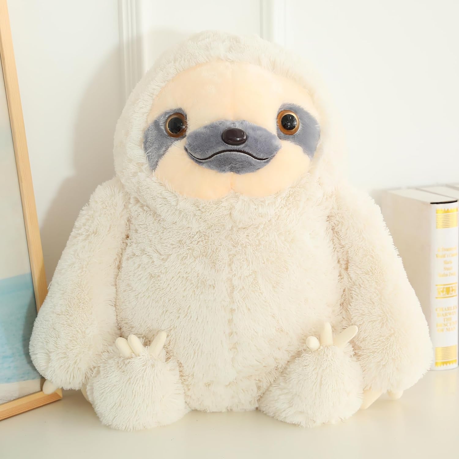 Big Teddy Plush Toy - Ivory, 27.5 Inches