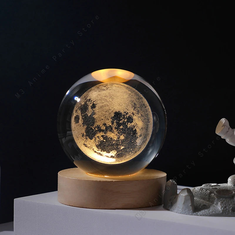 SaturnGlow™ Crystal Galaxy Lamp - 5cm