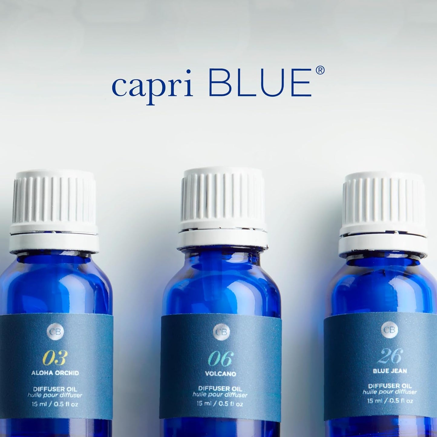 Capri Blue Diffuser Oil Refill - Premium Fragrance Oil - Use with Electric or Ultrasonic Diffusers for Home - Long Lasting Sugared Citrus Scent (Volcano, 0.5 Fl Oz)
