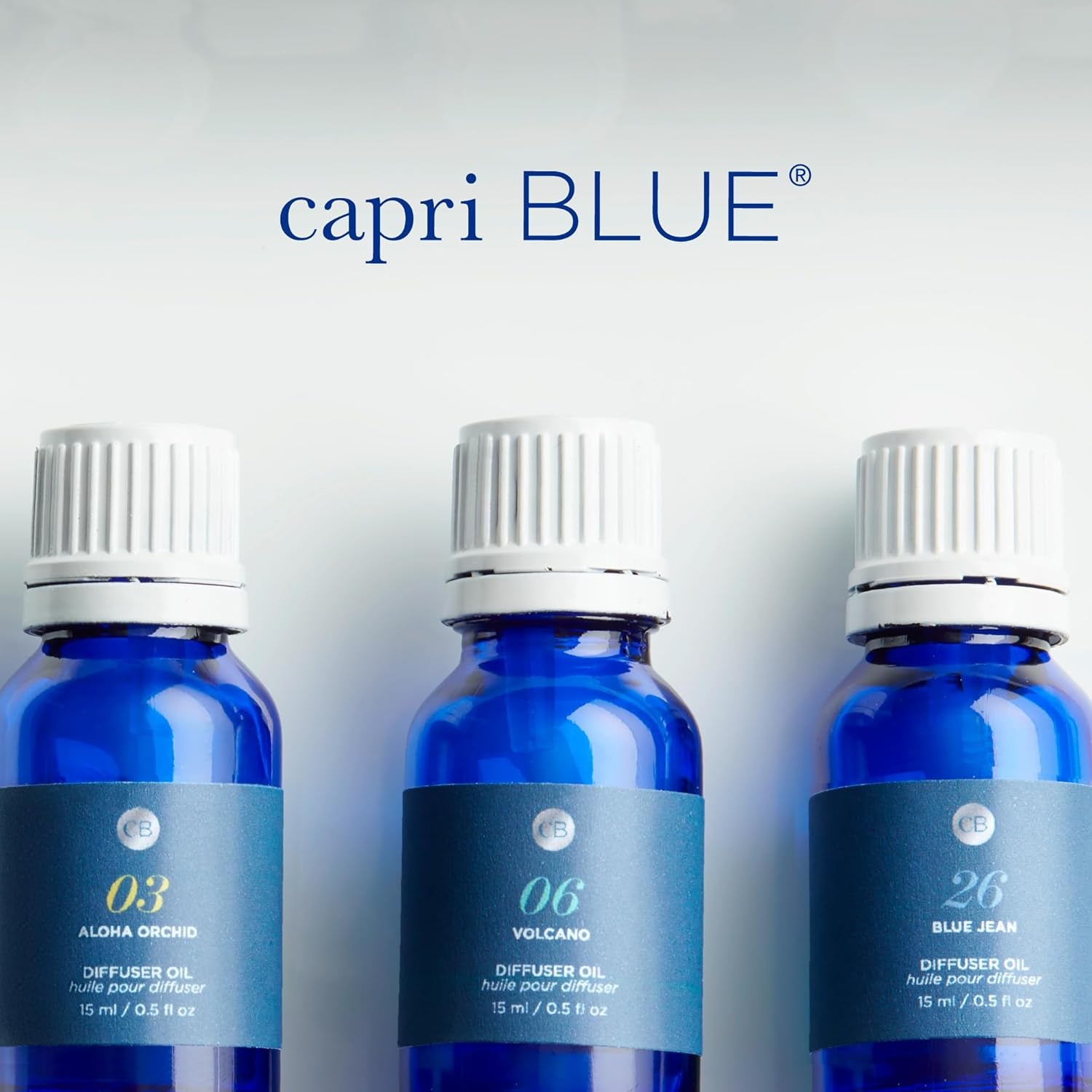 Capri Blue Diffuser Oil Refill - Premium Fragrance Oil - Use with Electric or Ultrasonic Diffusers for Home - Long Lasting Sugared Citrus Scent (Volcano, 0.5 Fl Oz)