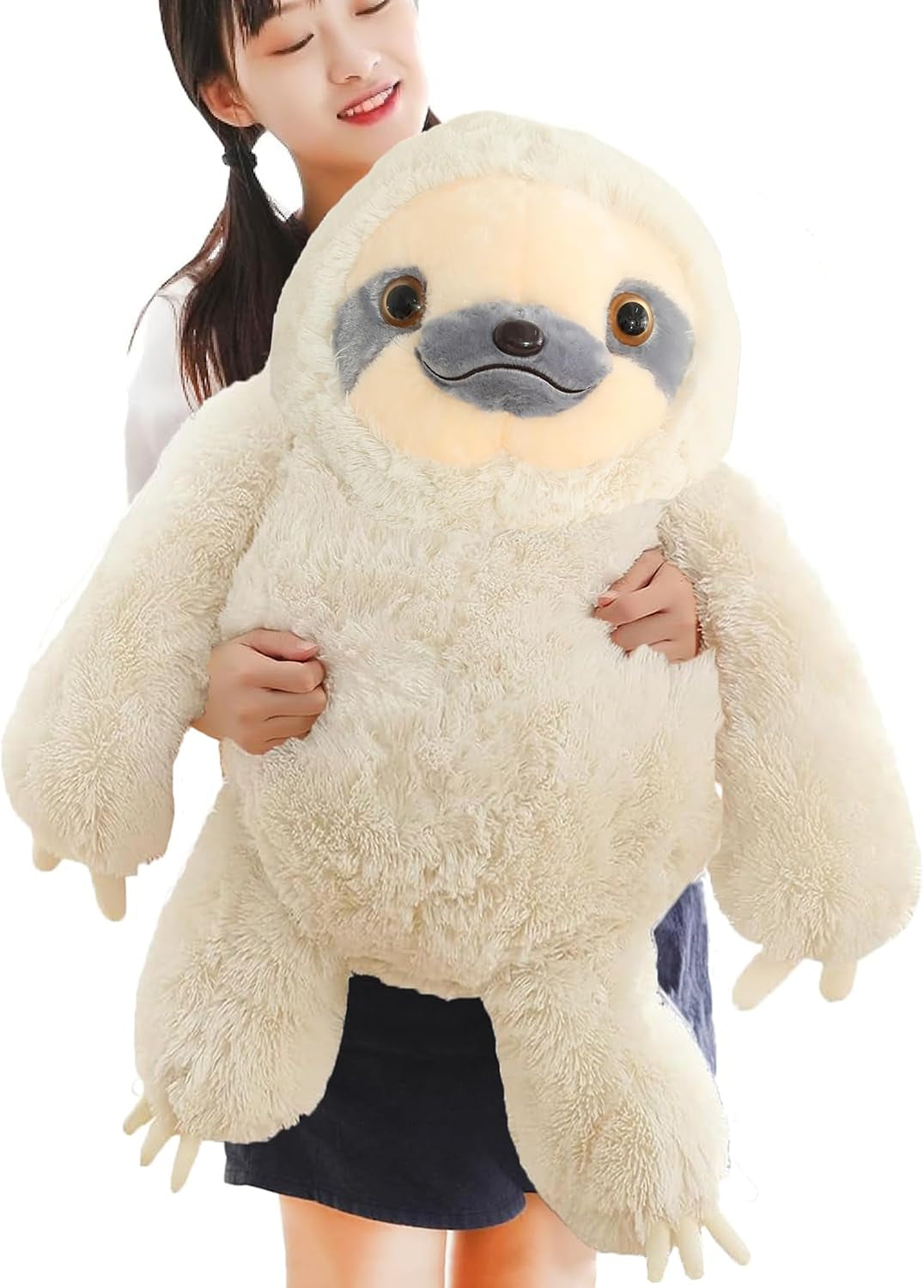 Big Teddy Plush Toy - Ivory, 27.5 Inches