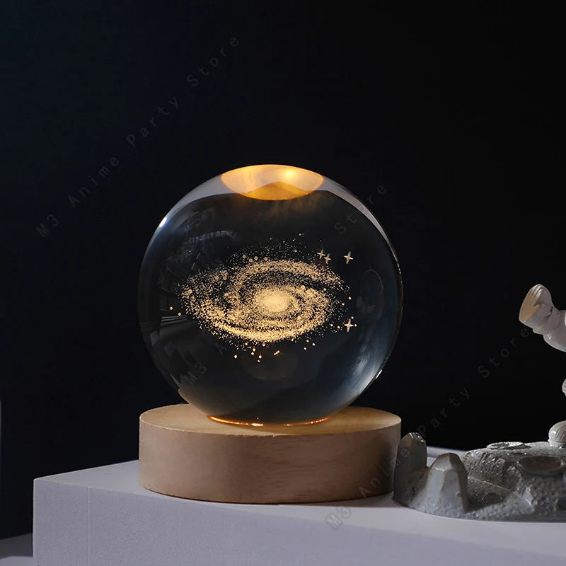 SaturnGlow™ Crystal Galaxy Lamp - 5cm