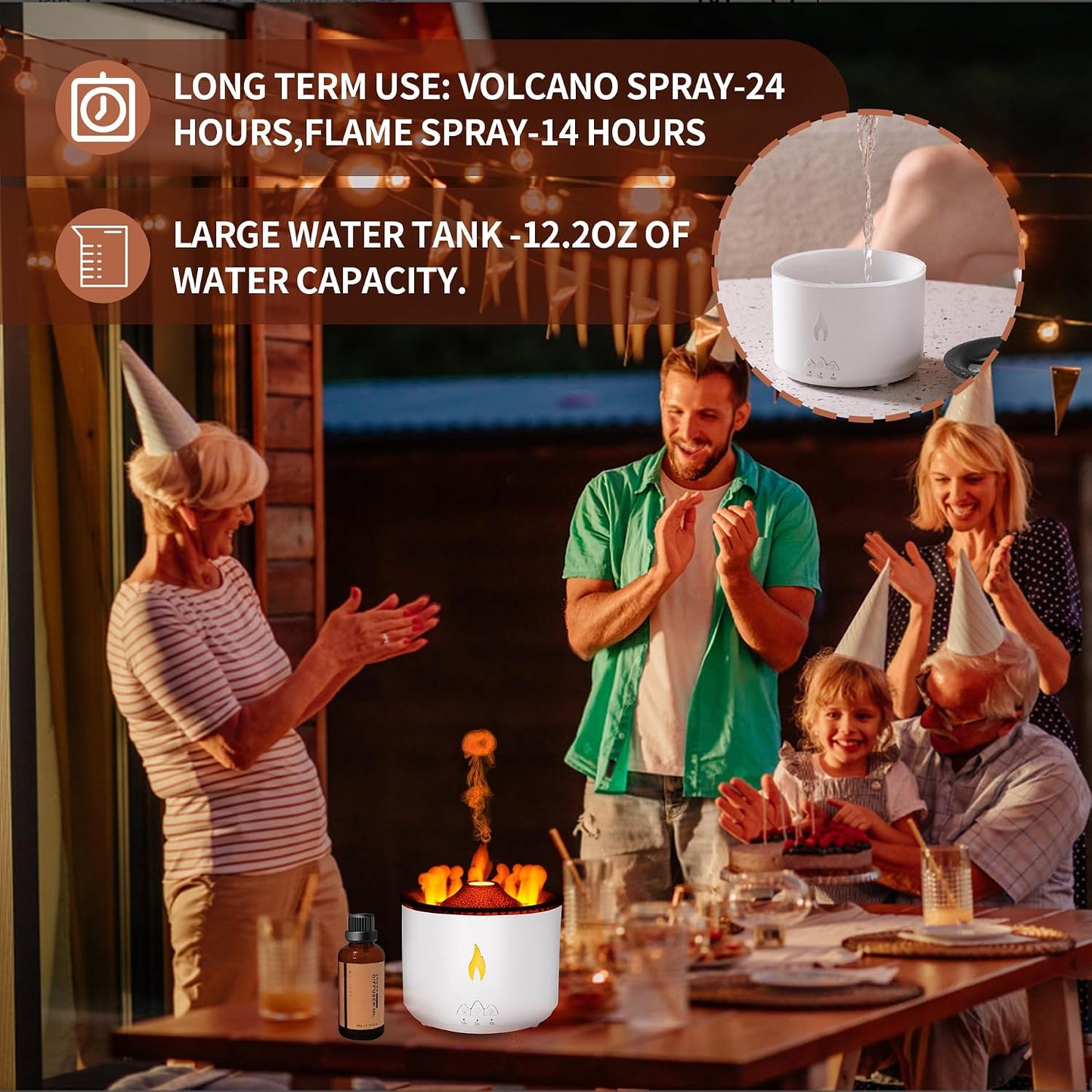 VolcaMist™ Volcano Aroma Diffuser